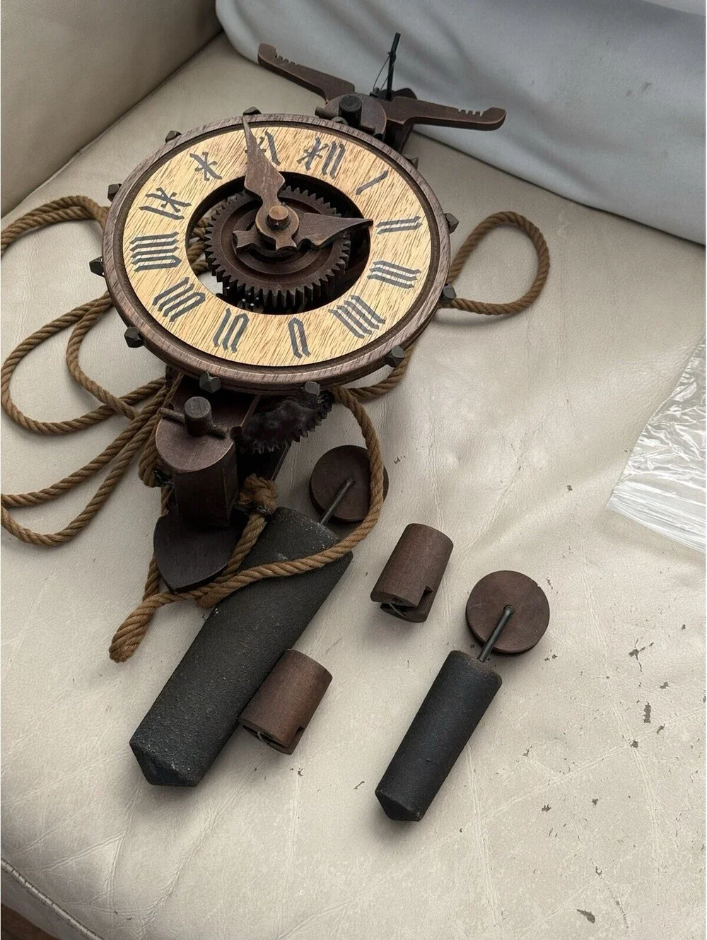 Vintage Baumann Ltd Buco Swiss wall Clock ( Untested ) Looks To Be Complete
